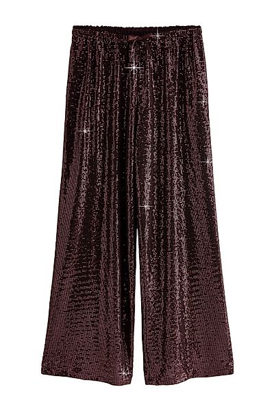 Next Palazzohose Paillettenhose mit weitem Bein, günstig online kaufen