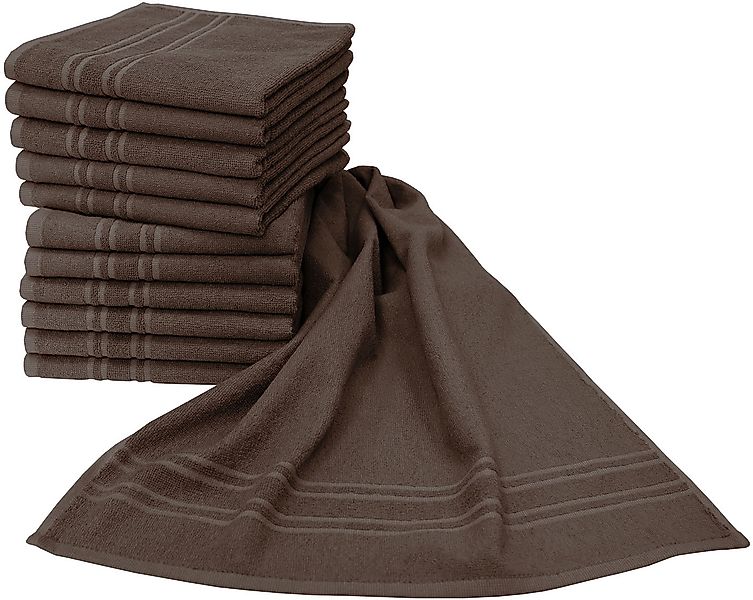 Dyckhoff Handtücher »Saphir Friseurhandtücher«, (Packung, 12 St.), Farbecht günstig online kaufen