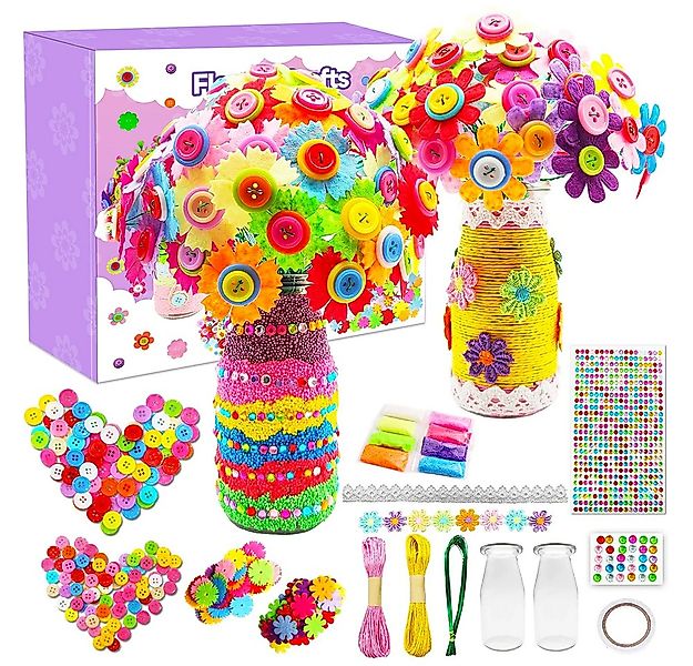 CLTYQ Kreativset Flower Deko Set,Bastelset für Kinder von 6-12 Jahren,DIY B günstig online kaufen