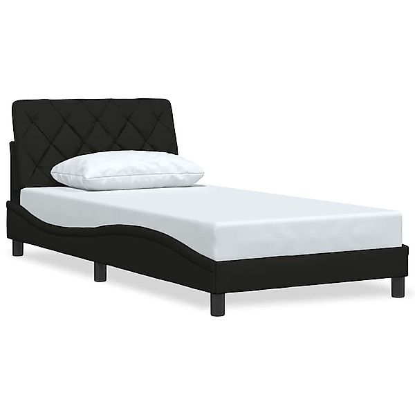 vidaXL Bett Bettgestell ohne Matratze Schwarz günstig online kaufen