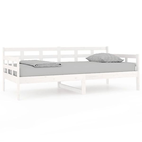 vidaXL Tagesbett Weiß Massivholz Kiefer 90x190 cm1279884 günstig online kaufen