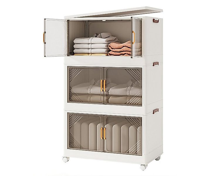 COSTWAY Aufbewahrungsbox, mit Deckel, stapelbare Aufbewahrungsbehälter mit günstig online kaufen