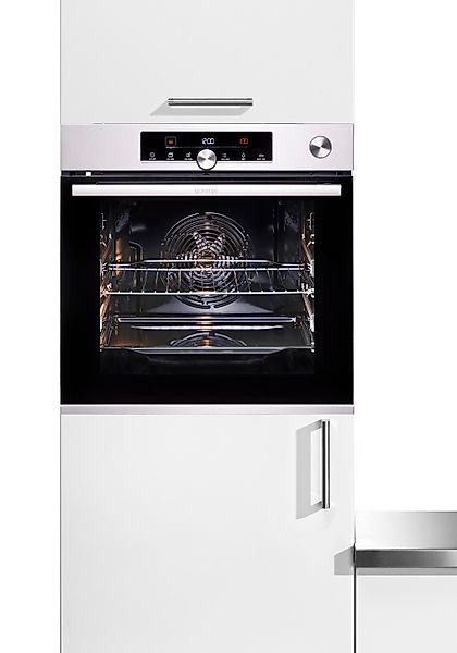 GORENJE Backofen »BPSA6747A08XWI«, Pyrolyse, 2fach Teleskopauszug, Wasserta günstig online kaufen