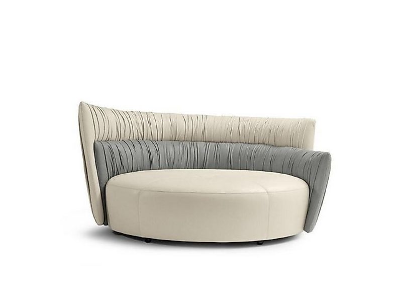 Xlmoebel Sofa Zweiplatz-Sofa mit runden Formen, modernes Design, gepolstert günstig online kaufen