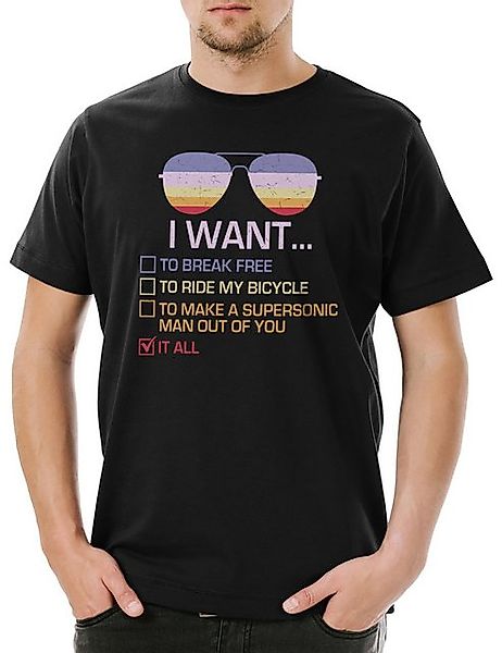 Urban Backwoods Print-Shirt I Want To Break Free Herren T-Shirt Gay Lesbian günstig online kaufen