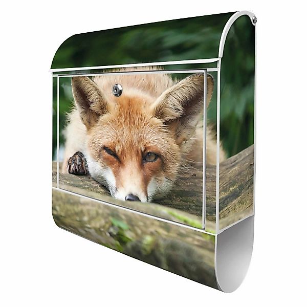 Banjado Design Briefkasten Weiß Pulverbeschichtet, 39x47x14cm, 2 Schlüssel, günstig online kaufen