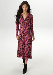 Aniston SELECTED Maxikleid, mit V-Ausschnitt in Wickeloptik und Unterbrustn günstig online kaufen