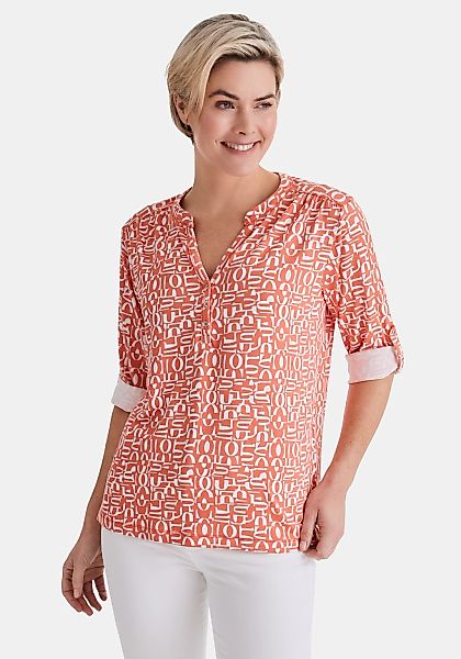 STOOKER WOMEN 3/4-Arm-Shirt "MARIE Print Shirt Bluse 3/4-Arm" Regular Fit S günstig online kaufen