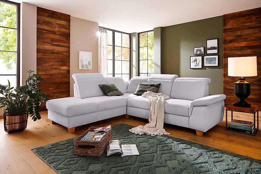 Home affaire Ecksofa »Dalia L-Form« mit Federkernpolsterung, wahlweise mit günstig online kaufen