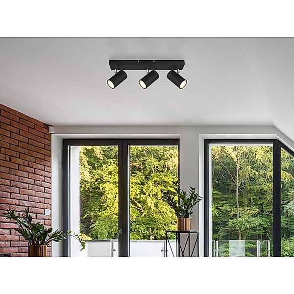 Globo Lighting Deckenstrahler   ¦ schwarz ¦ Maße (cm): B: 41 H: 12 T: 6.0 L günstig online kaufen