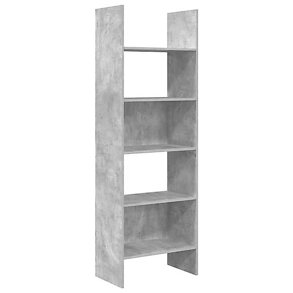 vidaXL Bücherregal Betongrau 60x35x180 cm Holzwerkstoff 803411 günstig online kaufen