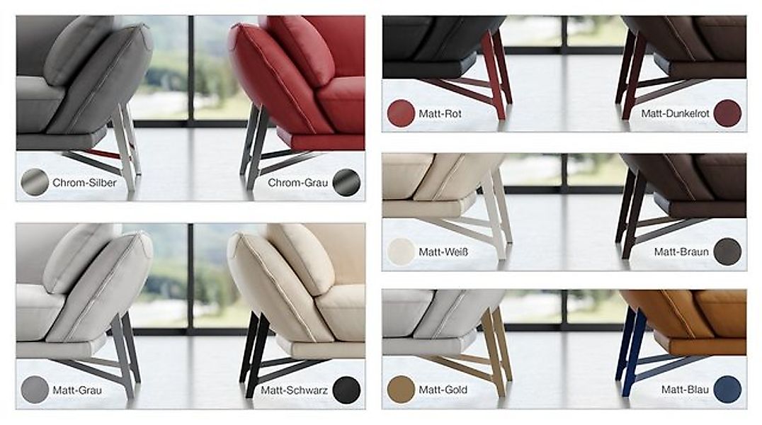 Sofanella 2-Sitzer Stoff ESTELLA, Relaxsofa, Designsofa, Designer Couch, It günstig online kaufen