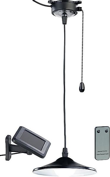 Diyarts LED Solarleuchte, Deckenlampe mit Zugschalter, 40 Lumen, IP44, Fern günstig online kaufen