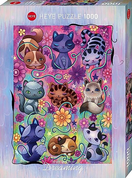 HEYE Puzzle Kitty Cats / Dreaming, 1000 Puzzleteile, Made in Germany günstig online kaufen