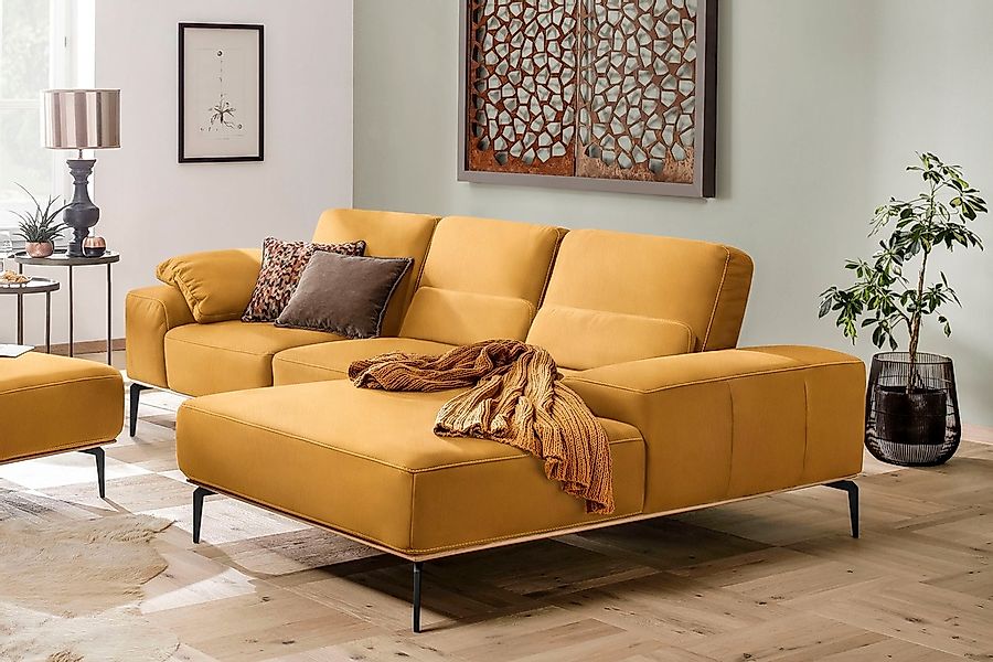 W.SCHILLIG Ecksofa "run, Designsofa mit tollem Sitzkomfort, bequem, L-Form" günstig online kaufen