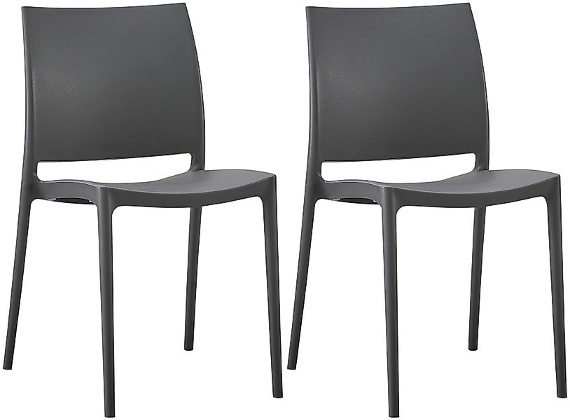 CLP Gartenstuhl Meton (2er Set), Kunststoff, günstig online kaufen