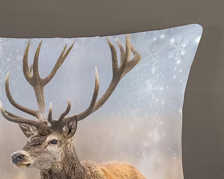 good morning Bettwäsche Biber Bettwäsche 200 x 200 cm + 2 x 80 x 80 cm Joll günstig online kaufen