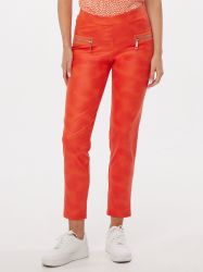 MONACO blue Lederimitathose Schlupfhose koerpernah in günstig online kaufen