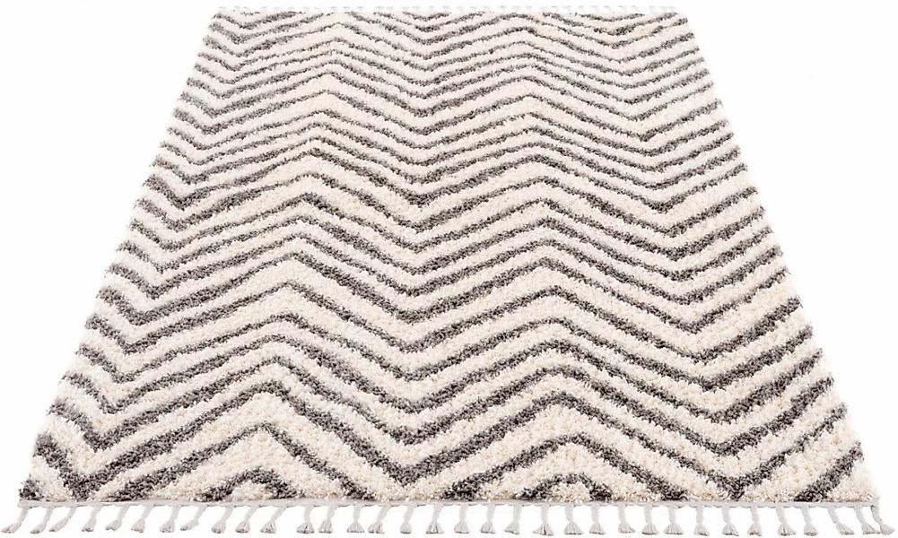Carpet City Hochflor-Teppich »Pulpy 531«, rechteckig, 30 mm Höhe, besonders günstig online kaufen