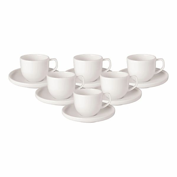 Villeroy & Boch Tasse "Espressotassen mit Untertassen Afina 50 ml 6er Set w günstig online kaufen