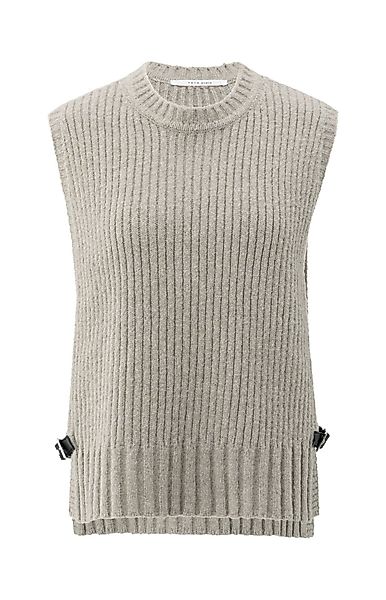 YAYA Rundhalspullover Pullover mit Schnallen günstig online kaufen