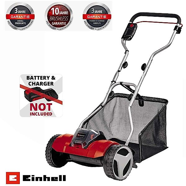Einhell Spindelmäher Akku- Spindel Rasenmäher GE-HM günstig online kaufen