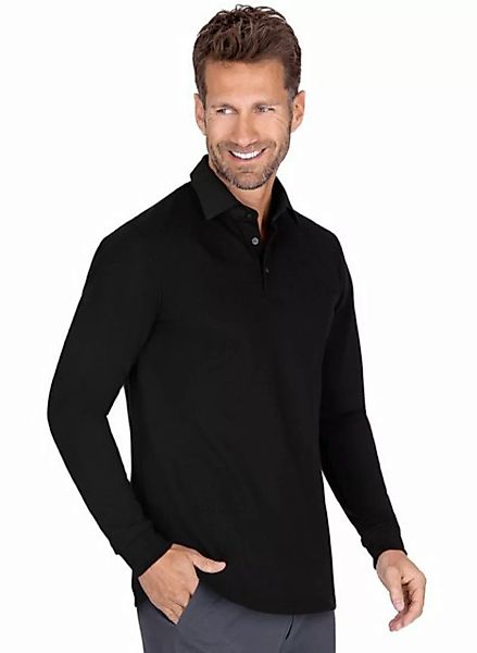 Trigema Poloshirt TRIGEMA Business Langarm-Polo mit Hemdkragen (1-tlg) günstig online kaufen