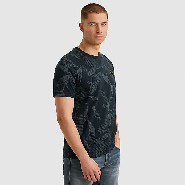 PME LEGEND T-Shirt "Short sleeve r-neck slub jersey aop" mit All-Over Print günstig online kaufen