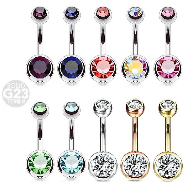 viva-adorno Bauchnabelpiercing Bauchnabel Piercing Banane Titan günstig online kaufen