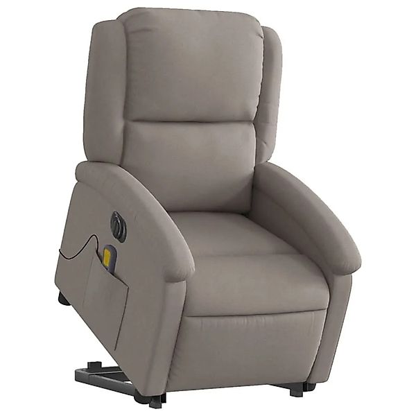 vidaXL Elektrischer Massagesessel mit Aufstehhilfe Taupe Stoff 3204208 günstig online kaufen