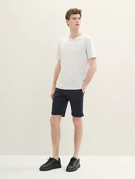 TOM TAILOR Bermudas Slim Chino Shorts in Melange Optik günstig online kaufen