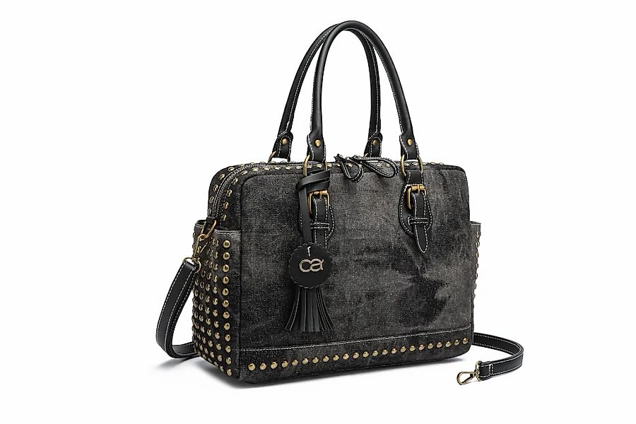 COLLEZIONE ALESSANDRO Schultertasche "Denim" aus griffigem Jeansstoff mit N günstig online kaufen