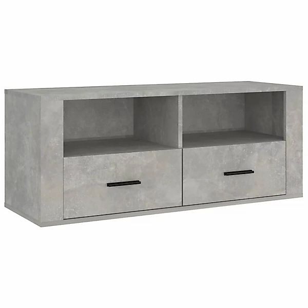 Vidaxl Tv-schrank Betongrau 100x35x40 Cm Holzwerkstoff günstig online kaufen