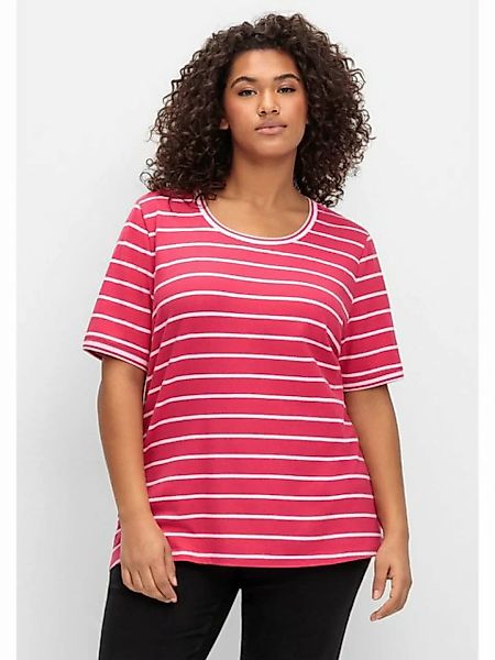 Sheego T-Shirt Große Größen mit verlängertem Halbarm günstig online kaufen