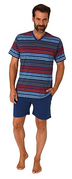 Normann Pyjama Herren kurzarm Schlafanzug Shorty günstig online kaufen