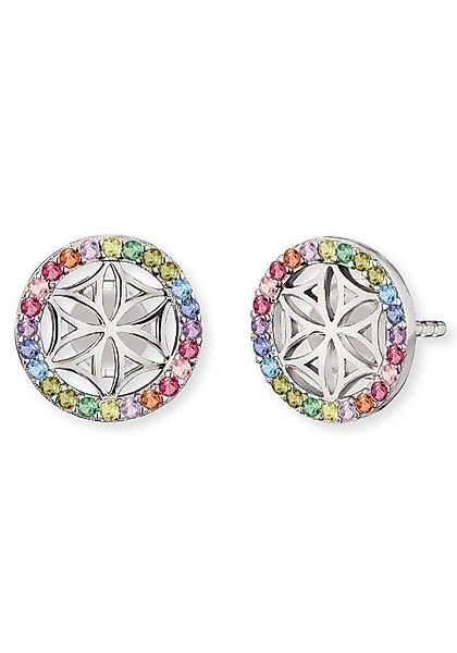 Engelsrufer Paar Ohrstecker Lebensblume, mit Zirkonia (synth) günstig online kaufen