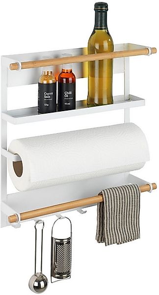 WENKO Küchenregal Modell Magna, magnetisches Regal mit Küchenrollenhalterun günstig online kaufen