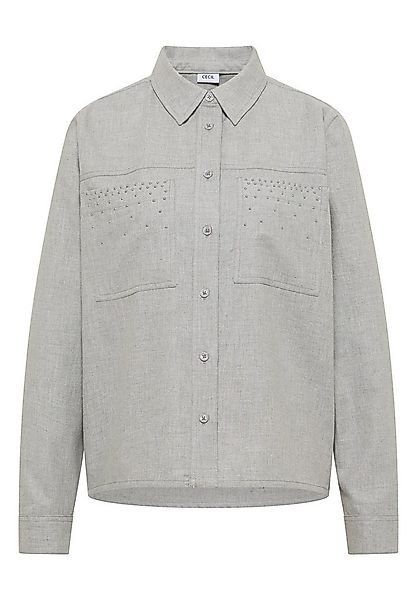 CECIL Langarmbluse Flanell Blouse günstig online kaufen