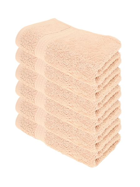 Julie Julsen Handtücher 6-Handtücher-Pastell Rosa, Bio-Baumwolle günstig online kaufen