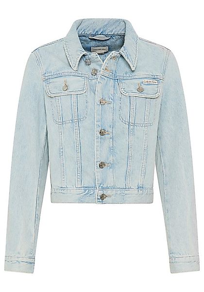 Calvin Klein Jeans Jeansjacke CROP 90S schmale, kurze Passform, used-washed günstig online kaufen