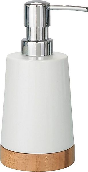 WENKO Seifenspender Bamboo, (1-tlg), Keramik, 330 ml günstig online kaufen