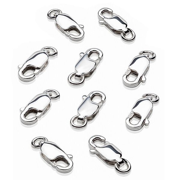 NKlaus Schmuckset 10x Karabinerverschluss 8,3x6,4mm 925 günstig online kaufen