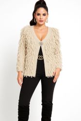 Worldclassca Cardigan WORLDCLASSCA Strickjacke Cardigan Fransen günstig online kaufen