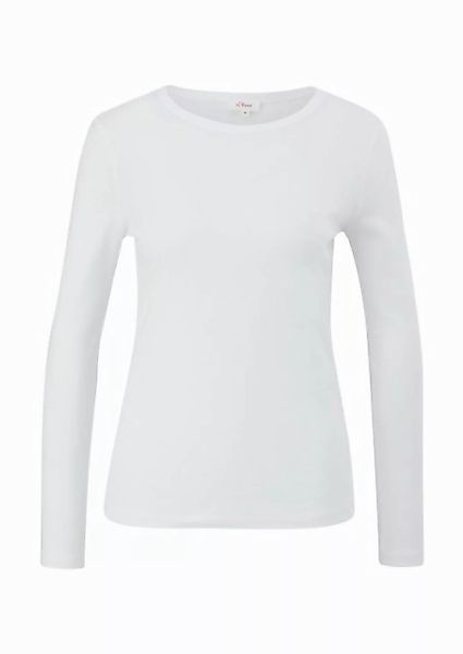 s.Oliver Langarmshirt Longsleeve mit Rippstruktur günstig online kaufen