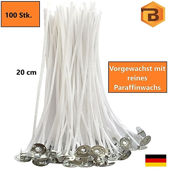 Bienenbiya Kerzenhalter Kerzendochte 100 Stk. 20 günstig online kaufen