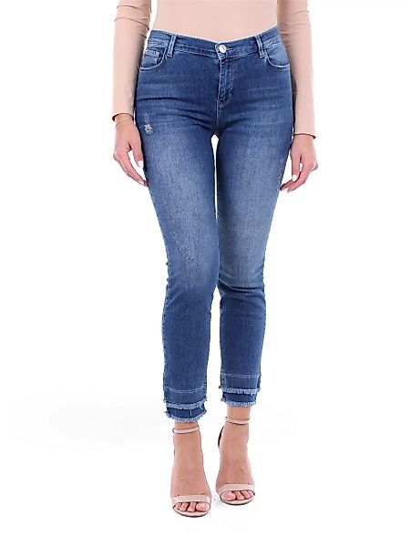 MY TWIN TWINSET schlank Damen Dunkle Jeans Baumwolle und Elasthan günstig online kaufen