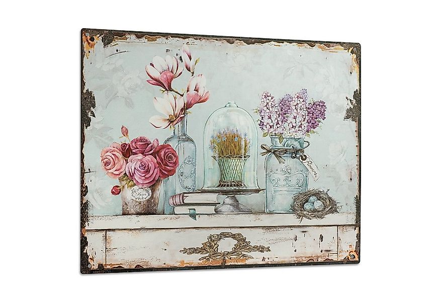 Moritz Metallschild Blechschild Blumen Lavendel Flowers, (Einzeln), 25 x 33 günstig online kaufen