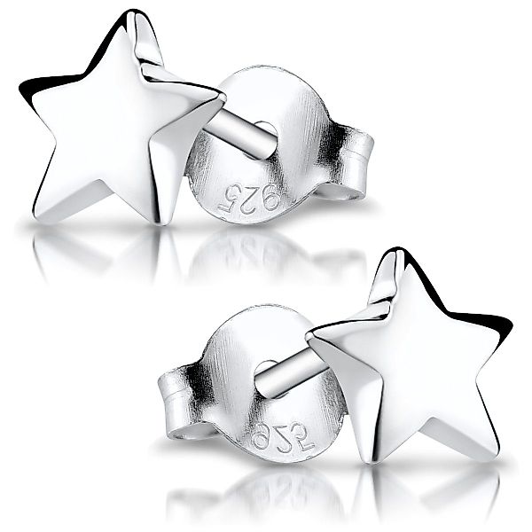 Materia Paar Ohrstecker Stern Silber klein günstig online kaufen