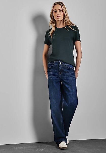 STREET ONE Rundhalsshirt, mit Rundhalsausschnitt günstig online kaufen