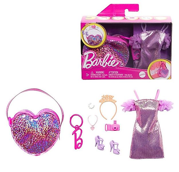 Barbie Puppenkleidung Birthday Outfit Barbie HJT45 Mattel Premium Mode Pupp günstig online kaufen